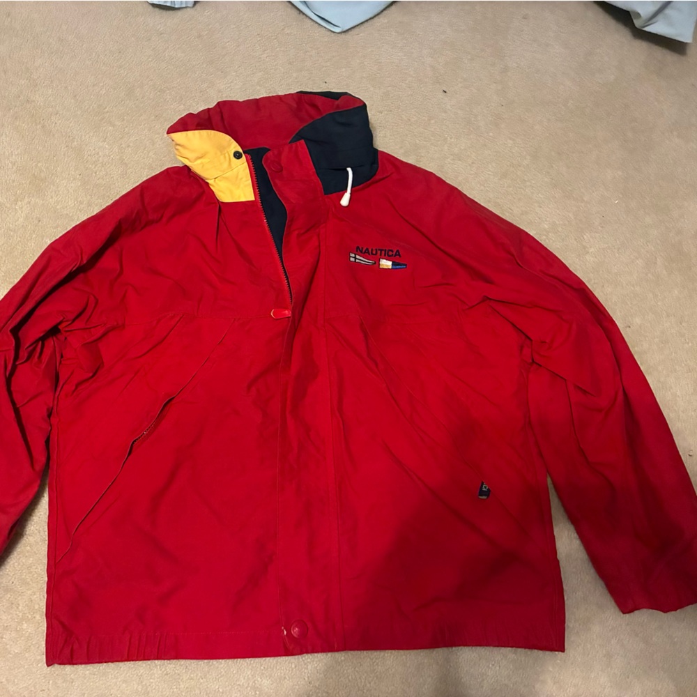 Nautica Red and Yellow Jacket